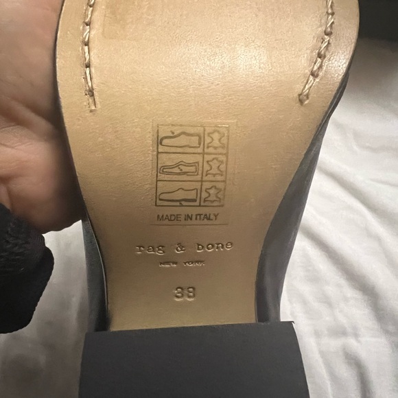 Rag & Bone Harlow Ankle Boots Black NWT - Picture 3 of 3